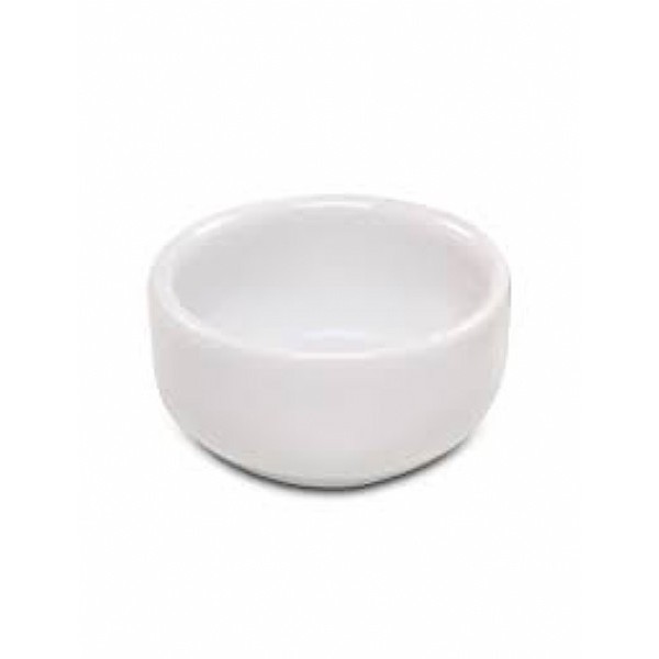 Alugar Tigela Shoyo / Manteigueira Ceramica Branca --- 6 Cm Ø X 3 Cm Alt