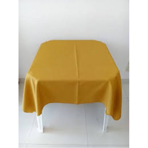 Alugar Toalha Gorguro Quadrada Amarela Mostarda --- 1,50 X 1,50